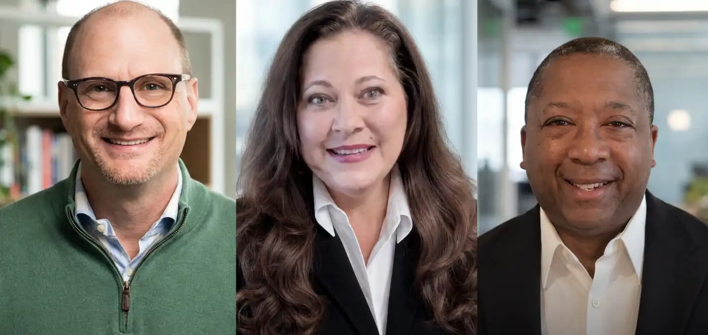 SUPERAGENT customers Jeff Arnold, Suzanne Loehr and Clark Fisher