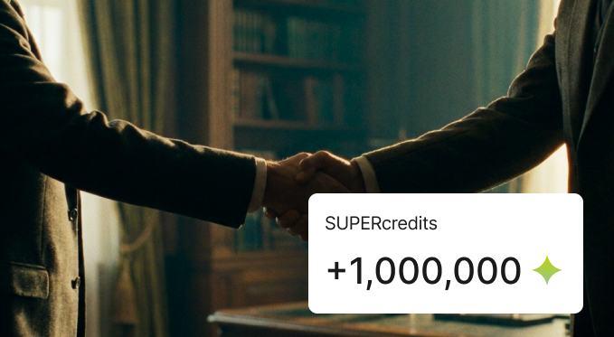 Two agency partners shaking hands
