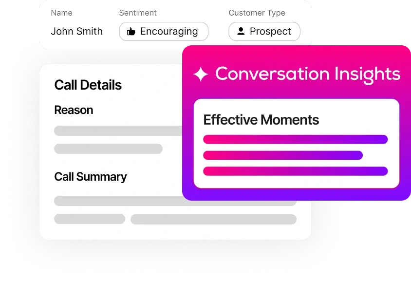 Live Call AI Agent Interface