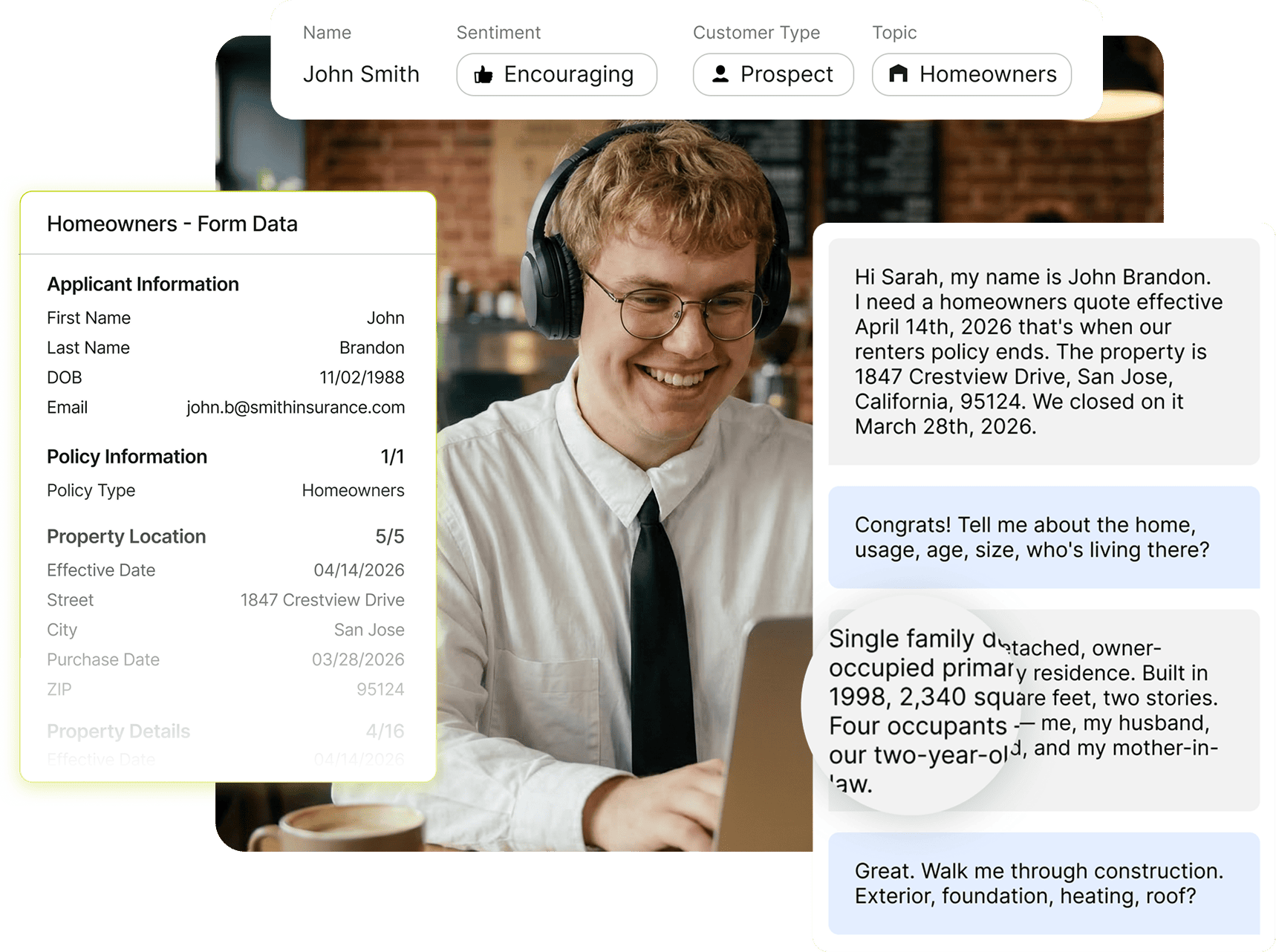 Quoting AI Agent Interface